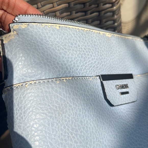 Guess Powder Blue Satchel - Picture 14 of 17